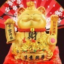 {鴻運}24小時可出貨 開店送禮。招手招財貓  送賀卡 陶瓷招財貓 招財貓 代寫賀卡 擺手款招財貓 搖手招財貓 招財貓-規格圖6