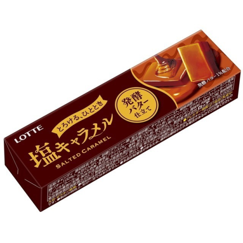 代購~日本-樂天LOTTE鹹味焦糖牛奶糖(10條/盒)