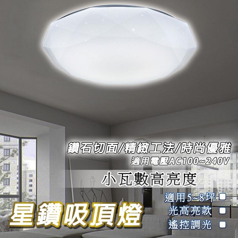 💛亮度保證 快速出貨💛LED智能遙控調光調色吸頂燈 36w 45w 60w 80w 房間臥室客房專用使用-細節圖7