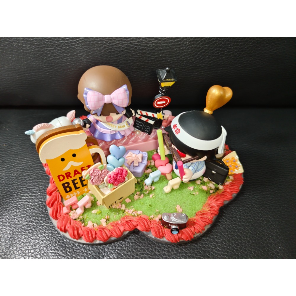 正版小甜豆雲朵擺盤/擺件/停車牌/手機支架-細節圖2