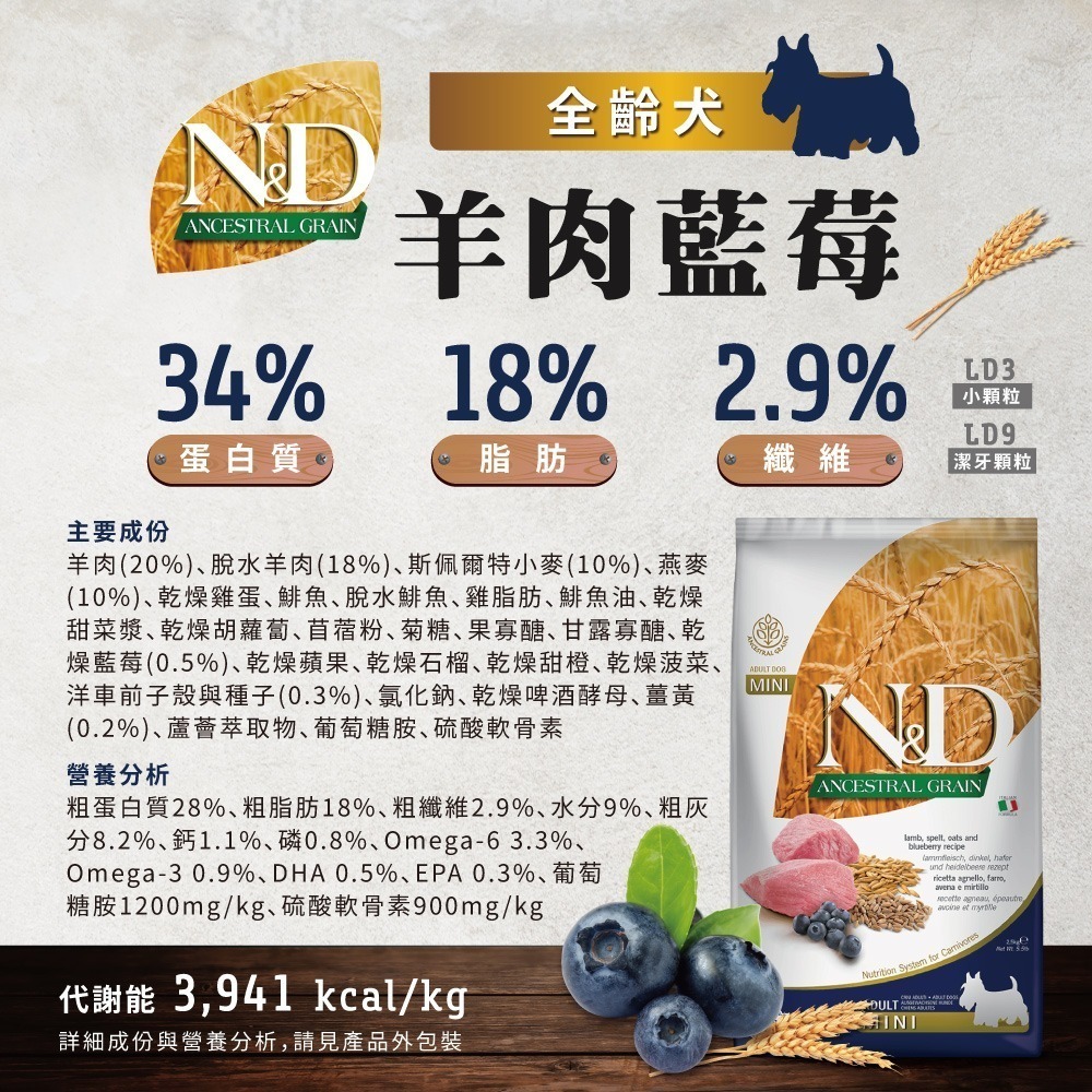 【星際萌寵】法米納犬飼料-天然低穀系列狗飼料-細節圖3