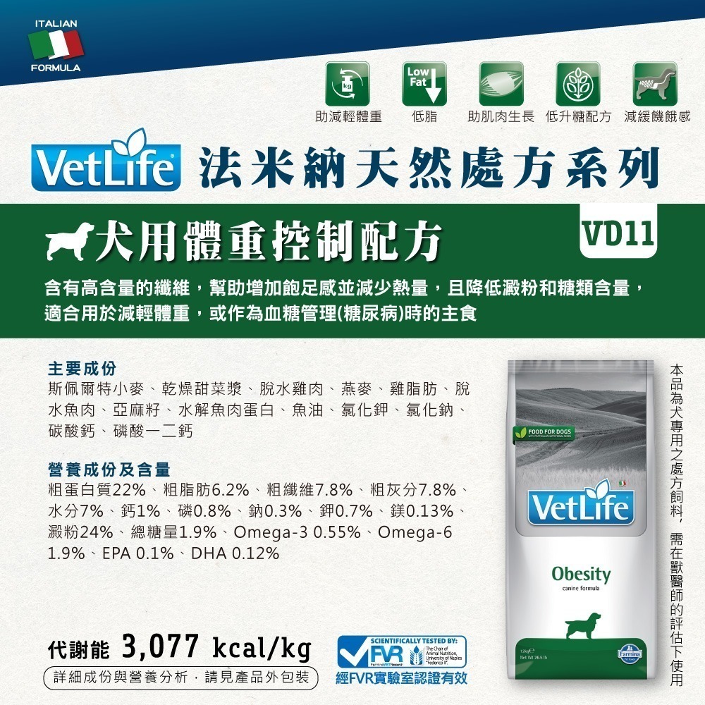 【星際萌寵】法米納犬飼料-天然處方系列狗飼料-細節圖6