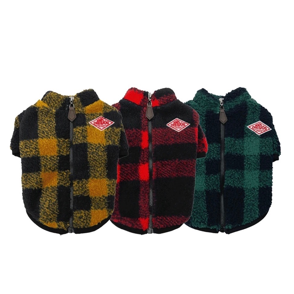 （正韓）帥氣格子背心保暖狗衣服 貓咪衣服  小型犬 中型犬  貴賓 吉娃娃 狐狸犬 馬爾濟斯-細節圖4