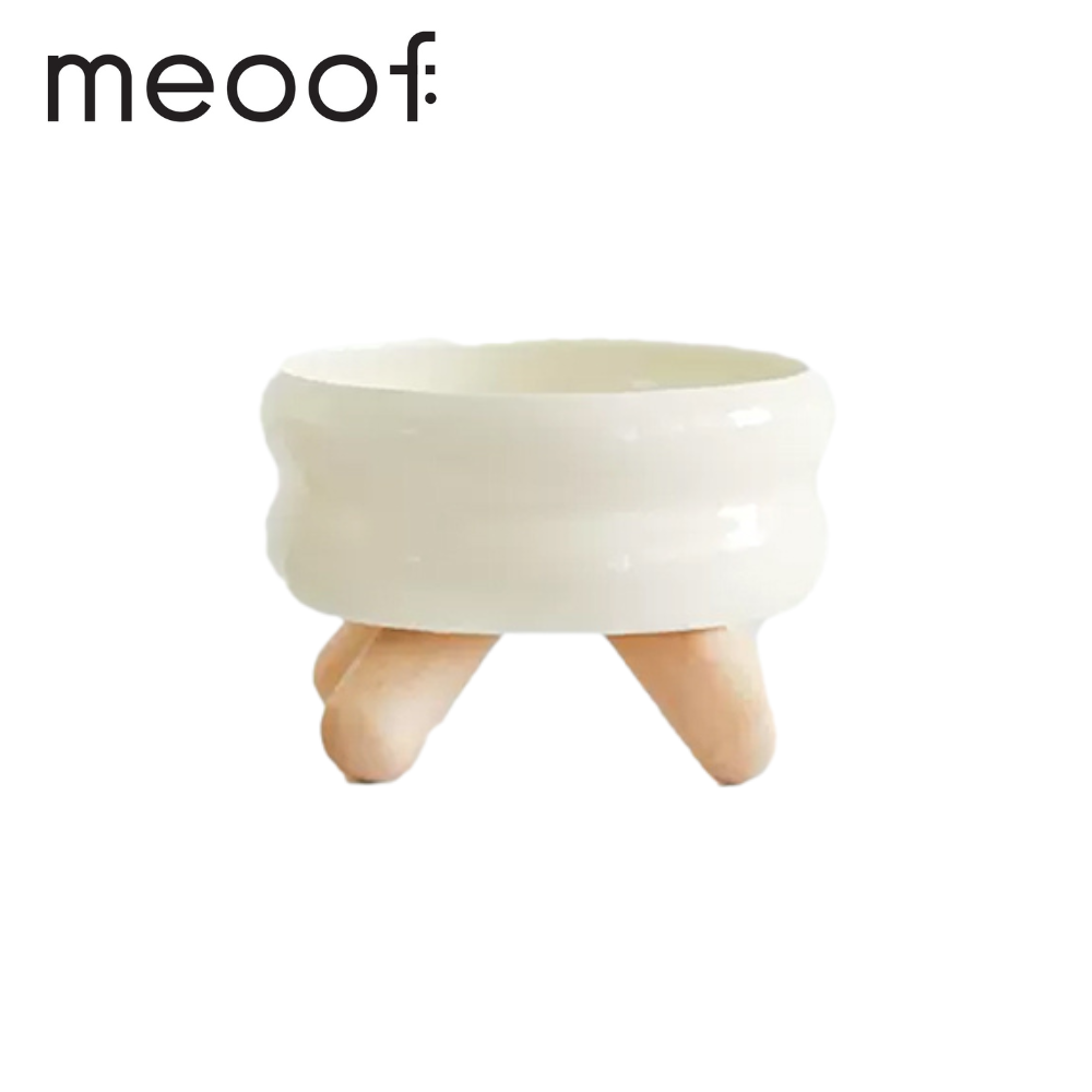 【星際萌寵】meoof | Gulu寵物陶瓷水碗寵物用品-規格圖1