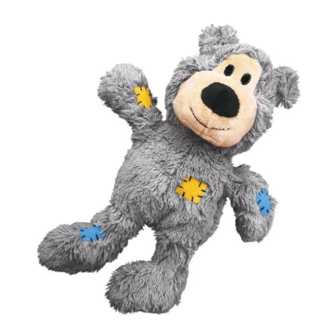 【星際萌寵】KONG | 繩結補丁熊M/L寵物用品-規格圖1