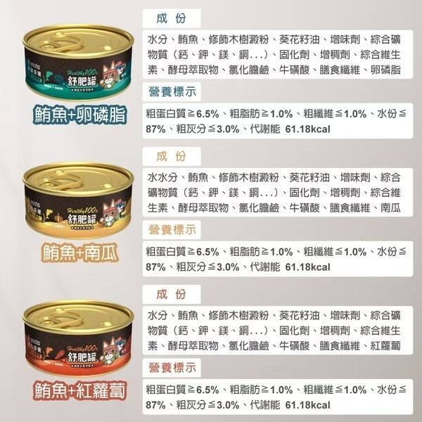VOSTO 貓咪舒肥罐 50g-細節圖3