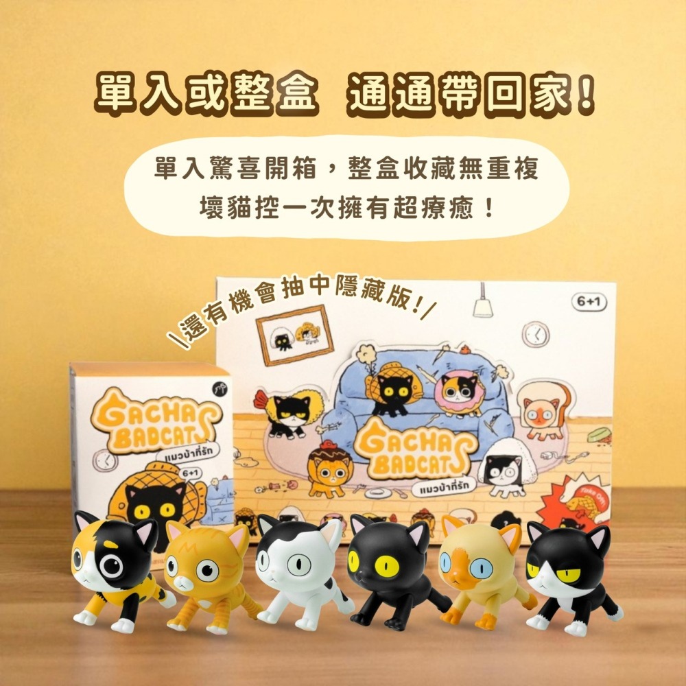 【星際萌寵】 | GACHA BADCATS 盲盒-細節圖3