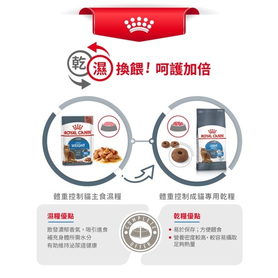 【星際萌寵】皇家 | FCN_體重控制成貓L40_3公斤貓飼料-細節圖3