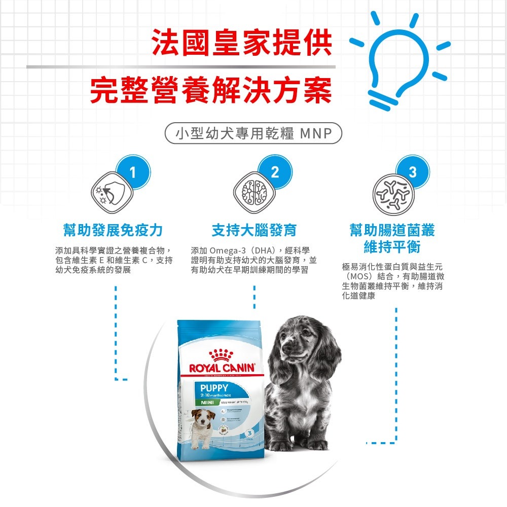 【星際萌寵】皇家 | SHN 小型幼犬MNP 4kg 狗飼料-細節圖3