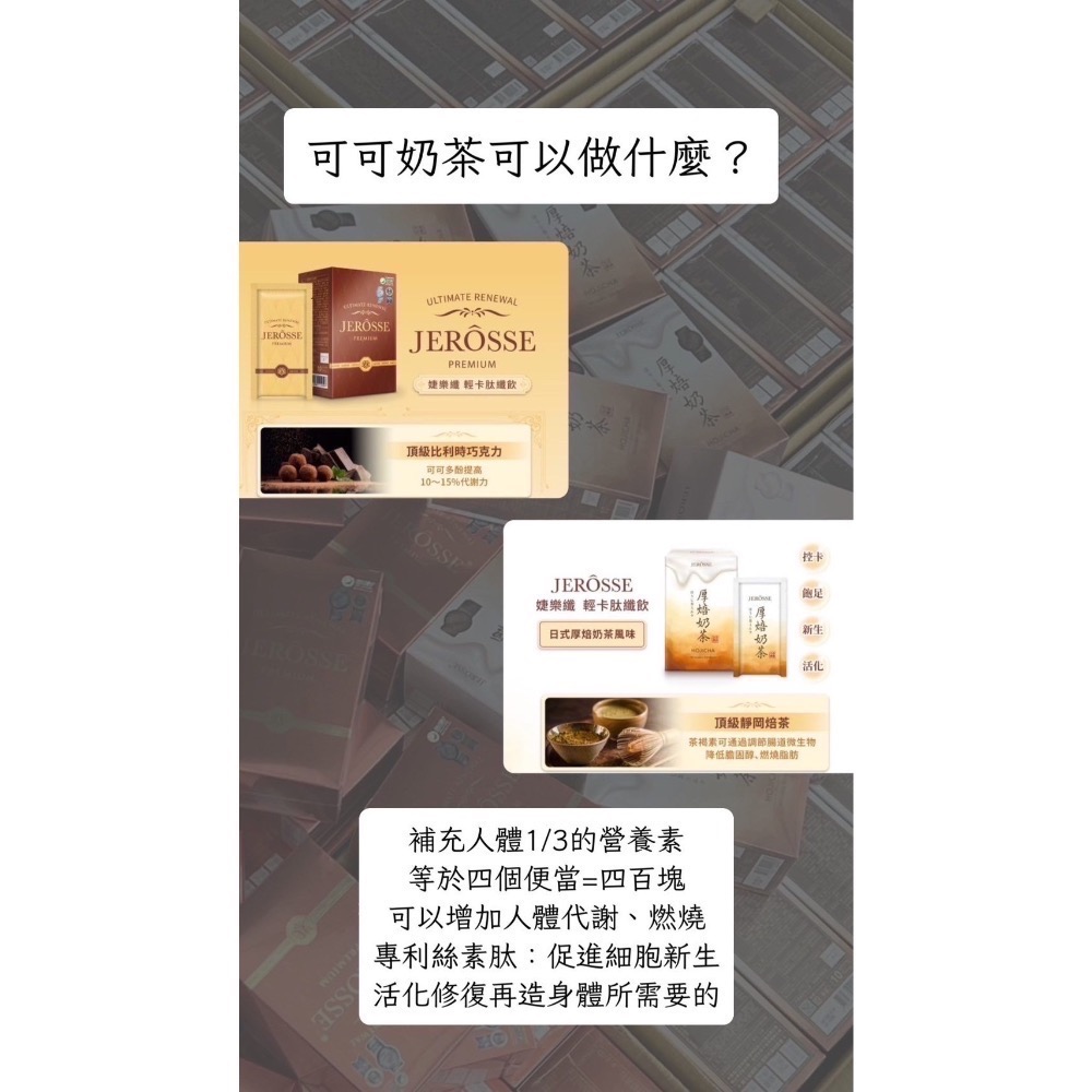 𝐕𝐢𝐚.𝐨𝐧𝐧𝐢婕樂纖 肽可可 厚焙奶茶 低熱量 限時優惠-細節圖2