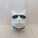 台灣製/擴香石(含出風口夾)/禮物/鬥牛犬/精油/狗/法鬥/法國/寵物/狗頭/車用香氛/居家香氛-規格圖6