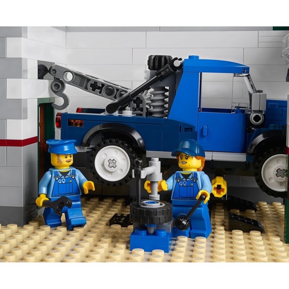(全新未拆) LEGO 樂高 街景 10264 Corner Garage 10211 10218-細節圖3