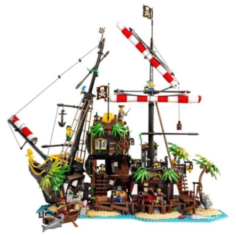 (全新未拆) LEGO 樂高 21322 IDEAS系列 梭魚灣海盜 海盜灣-細節圖3