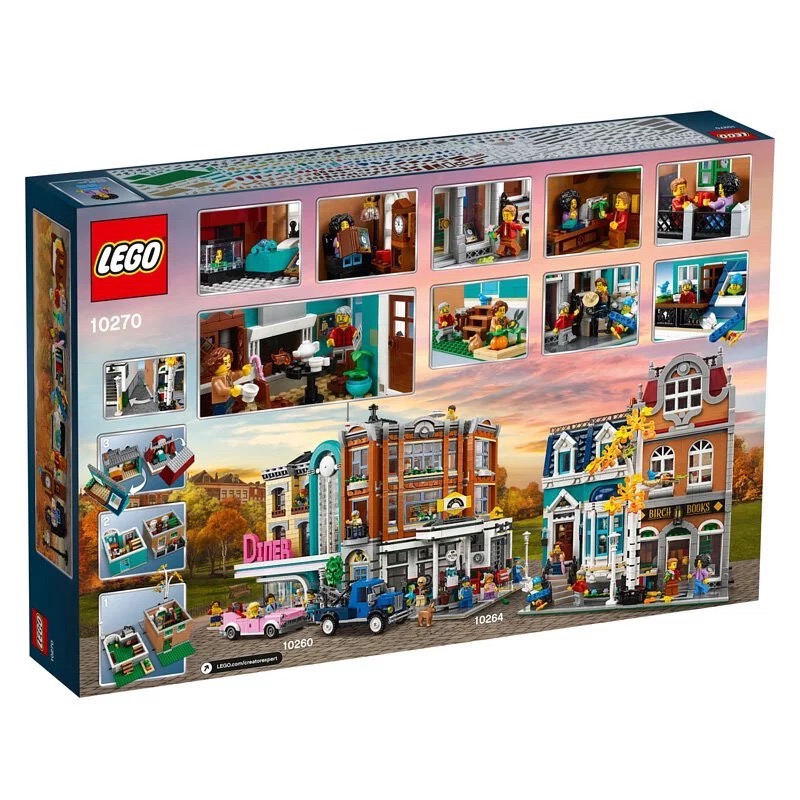 (全新未拆) LEGO 樂高 10270 街景系列 書店 10218 10224 10232 (請先問與答)-細節圖2