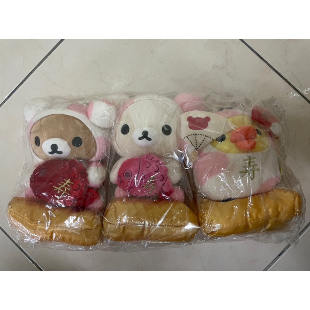 絕版 Rilkkuma 正版 12生肖 全新品 吊牌未拆 拉拉熊 懶懶熊 生肖 猴年 羊年 雞年 鼠年 虎年 豬年-細節圖2