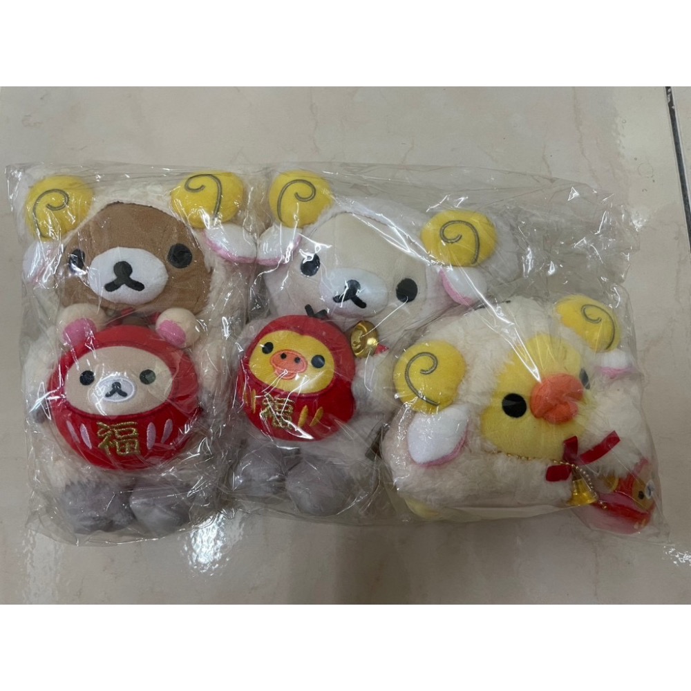 絕版 Rilkkuma 正版 12生肖 全新品 吊牌未拆 拉拉熊 懶懶熊 生肖 猴年 羊年 雞年 鼠年 虎年 豬年-細節圖6