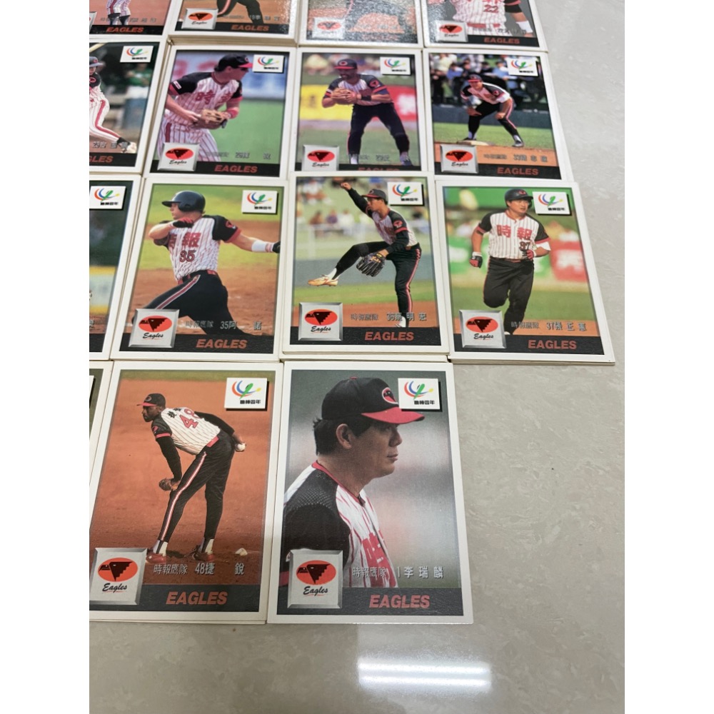 絕版 中華職棒 四年 球員卡 時報鷹 時報 愛快 李瑞麟 多情 捷猛士 也有 職棒五年 六年 三商 中信 俊國 兄弟-細節圖5