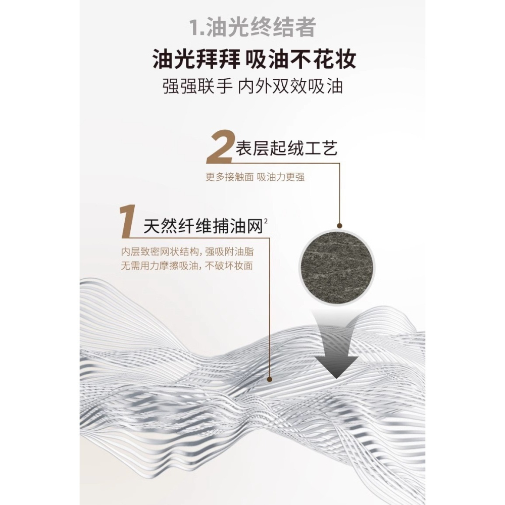 台灣現貨🌷150片加量版 嘉利碼吸油紙 粉撲吸油面紙 正品-細節圖7