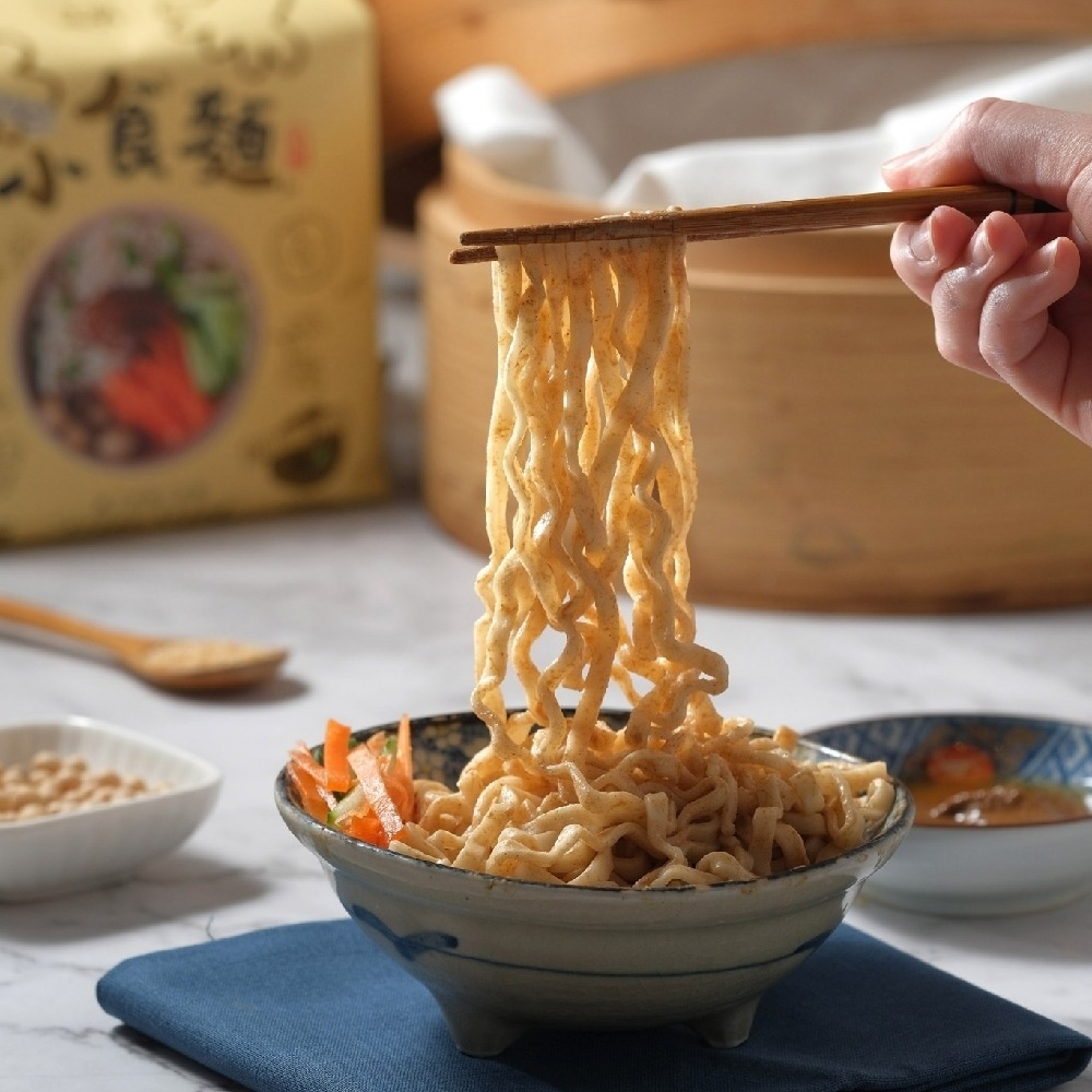 （純素）石磨麻醬拌麵(一袋4包)-小食麵-細節圖2
