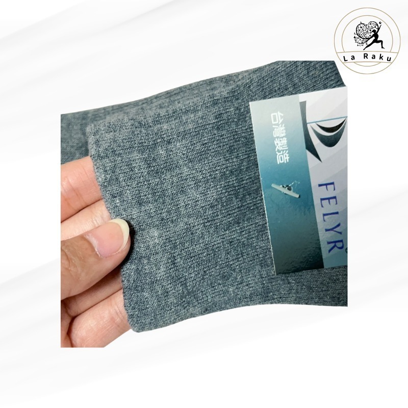 現貨-台灣製費拉純棉止滑運動中筒襪-細節圖5