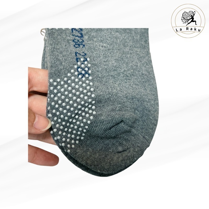 現貨-台灣製費拉純棉止滑運動中筒襪-細節圖6