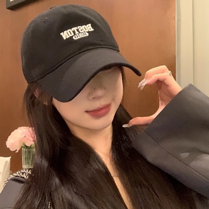 春夏BOSTON立體刺繡軟頂棒球帽-細節圖3