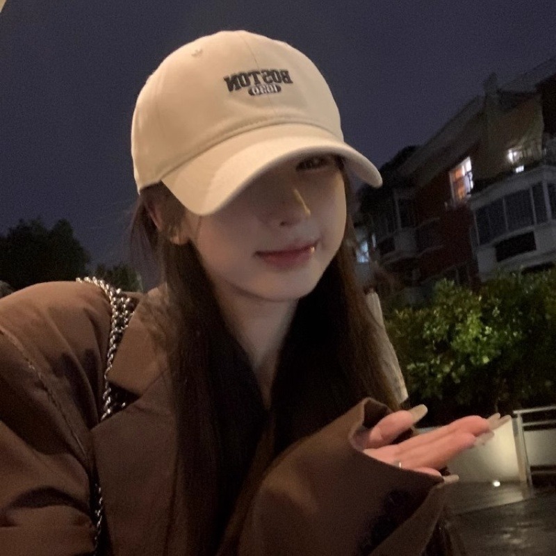 春夏BOSTON立體刺繡軟頂棒球帽-細節圖4