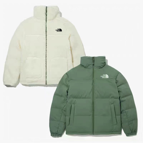 The North Face 雙面 羊羔絨棉衣 情侶上衣