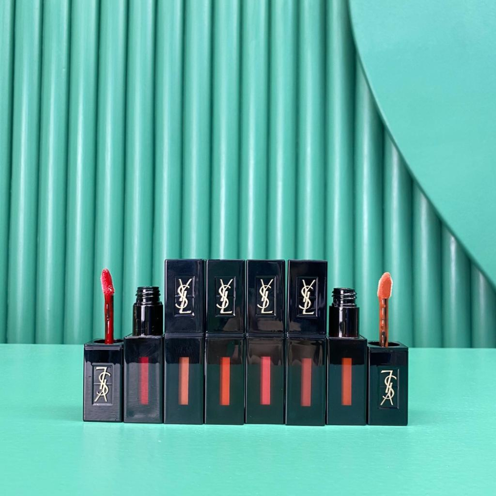 超夯限折30%🔥YSL 奢華緞面漆光唇釉 441#610#440#407#409#416# 口紅-細節圖5