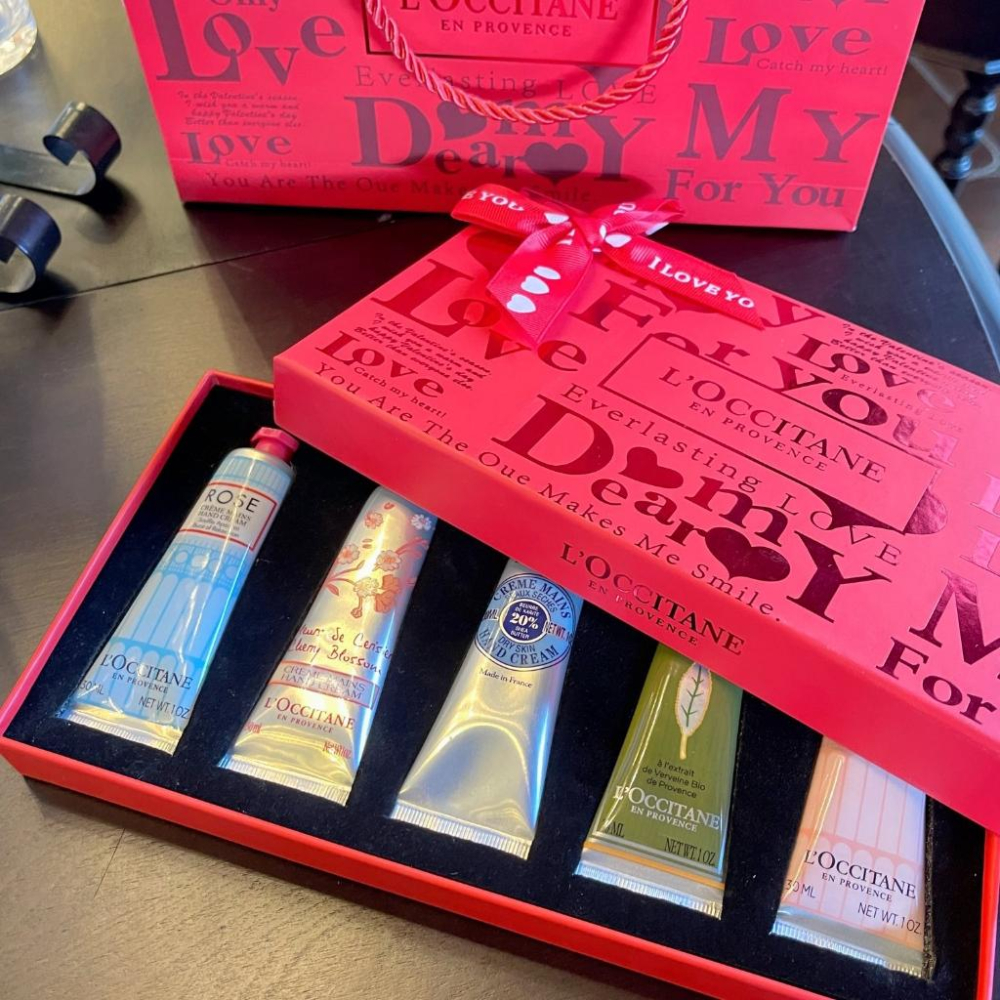 超夯限折30%🔥L＇OCCITANE歐舒丹 護手霜 LOVE愛心限定禮盒五件套組 送女友情人節七夕聖誕節交換禮物-細節圖7