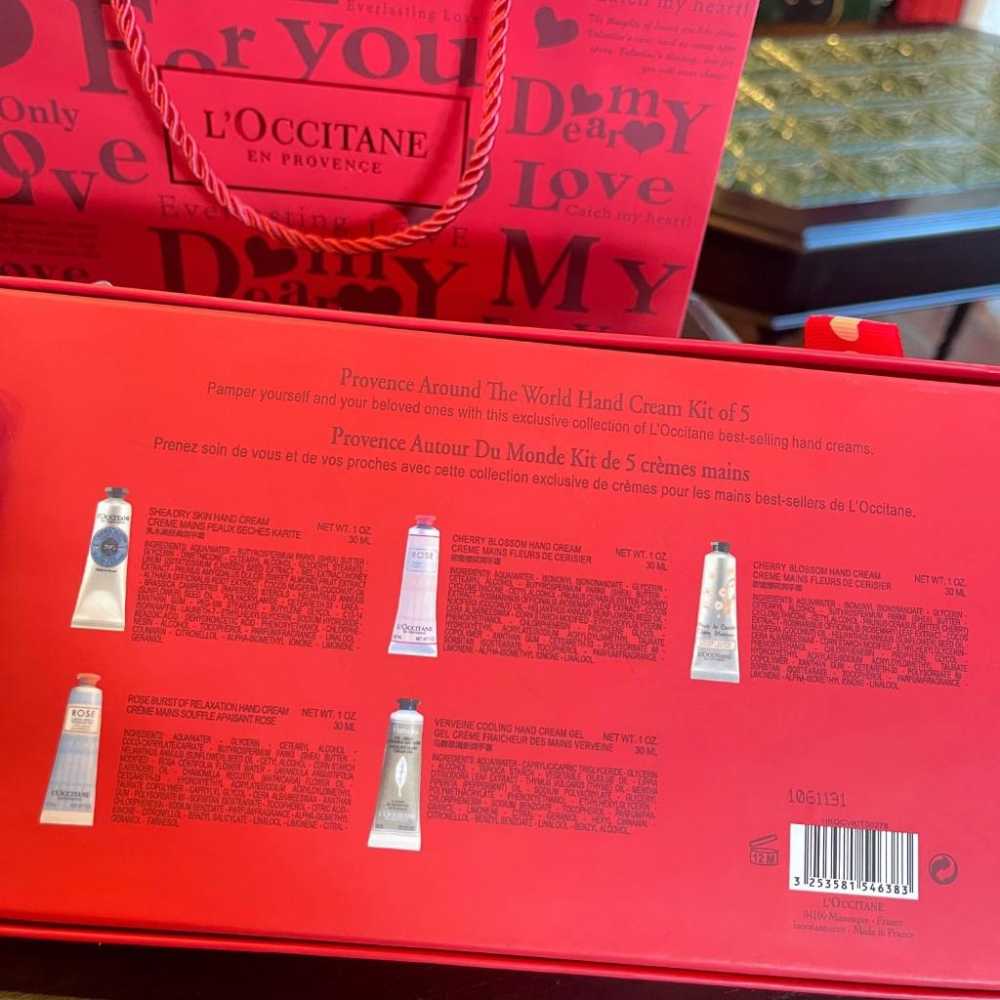 超夯限折30%🔥L＇OCCITANE歐舒丹 護手霜 LOVE愛心限定禮盒五件套組 送女友情人節七夕聖誕節交換禮物-細節圖8