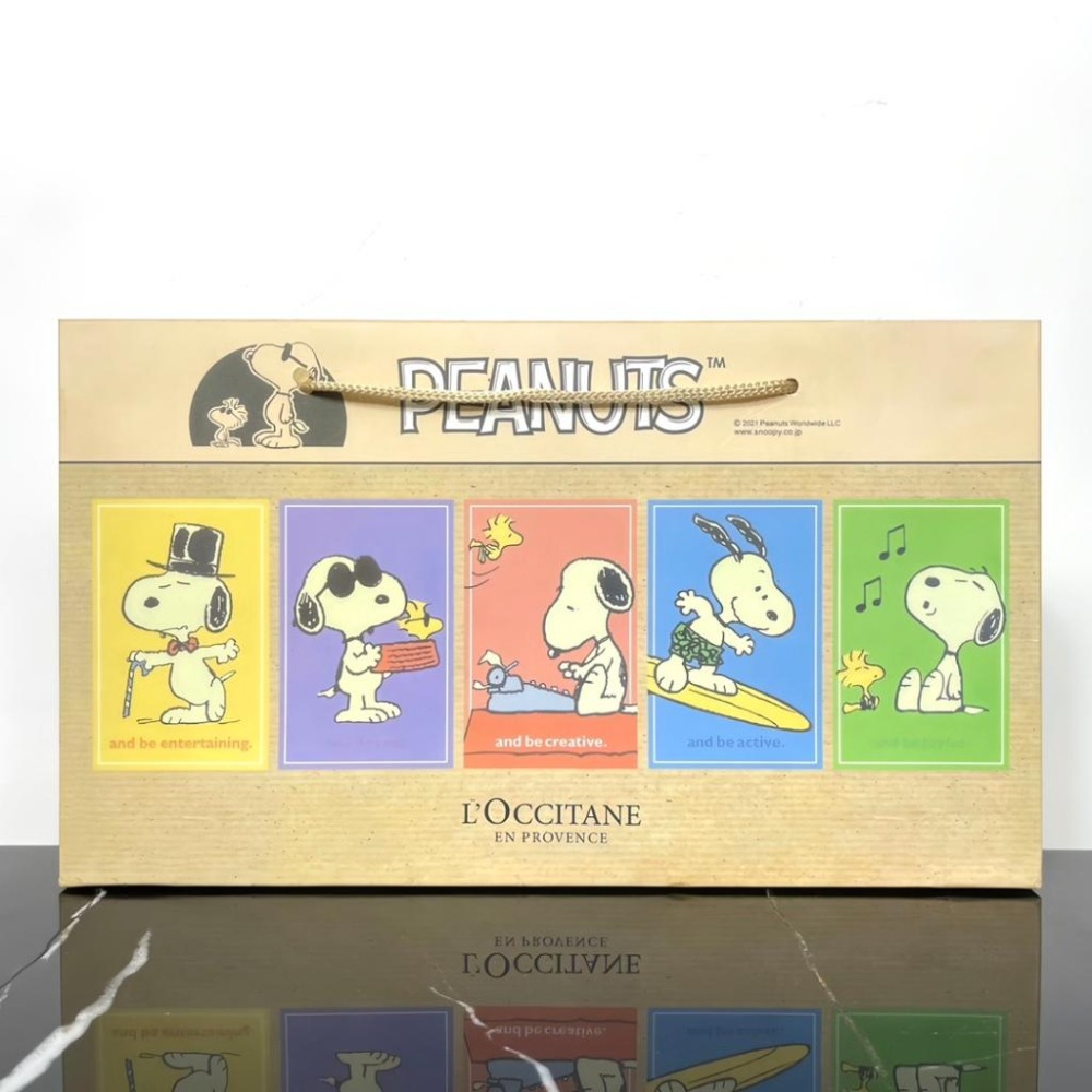 超夯限折30%🔥L＇OCCITANE歐舒丹 護手霜 史努比塗鴉五件組禮盒裝 乳木果 送女友禮物情人節聖誕節-細節圖3