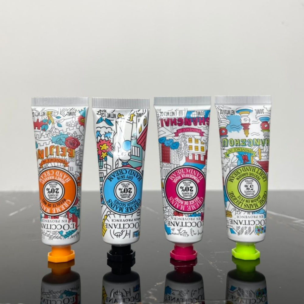 超夯限折30%🔥L＇OCCITANE歐舒丹 護手霜 城市塗鴉限定四件套禮盒組 送女友禮物七夕情人節聖誕節-細節圖2