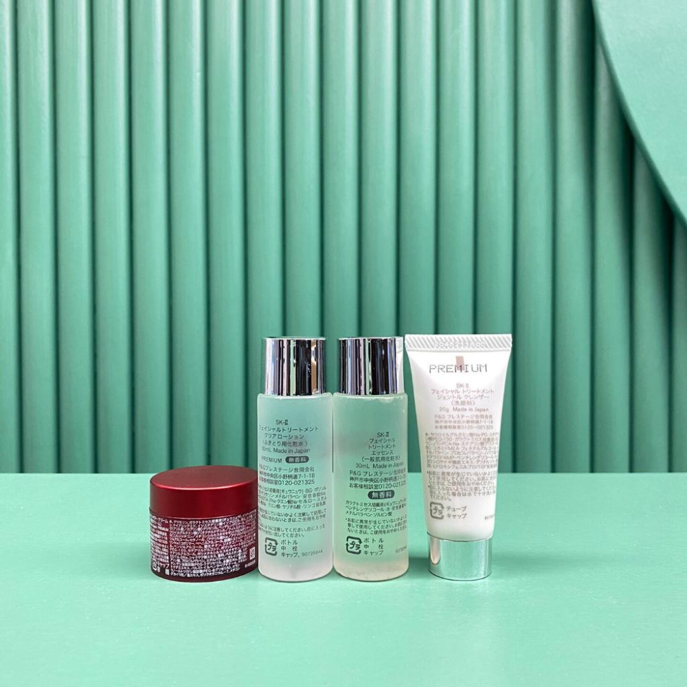 超夯限折30%🔥SK2 旅行版四件套裝 SK-II青春露神仙水洗面乳清瑩露化妝水面霜-細節圖3