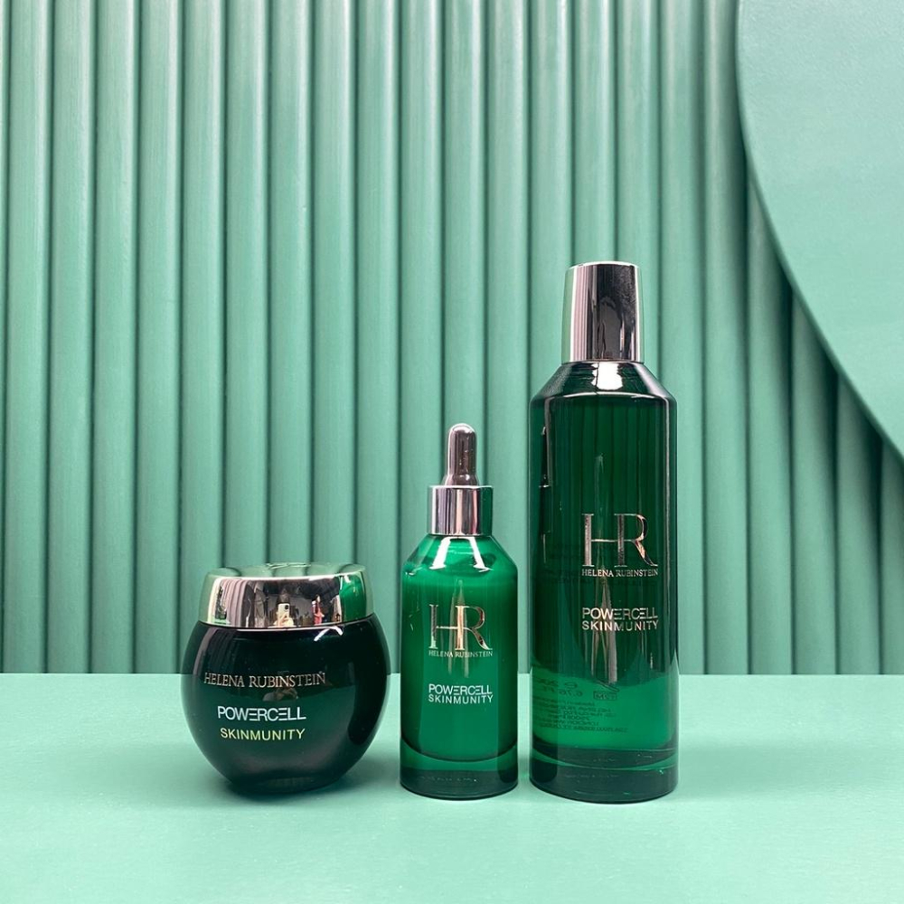 超夯限折30%🔥HR赫蓮娜 植萃綠寶三件套組 植萃綠寶修護精華露 乳霜 水凝霜 送女友禮物情人節聖誕節禮盒-細節圖2