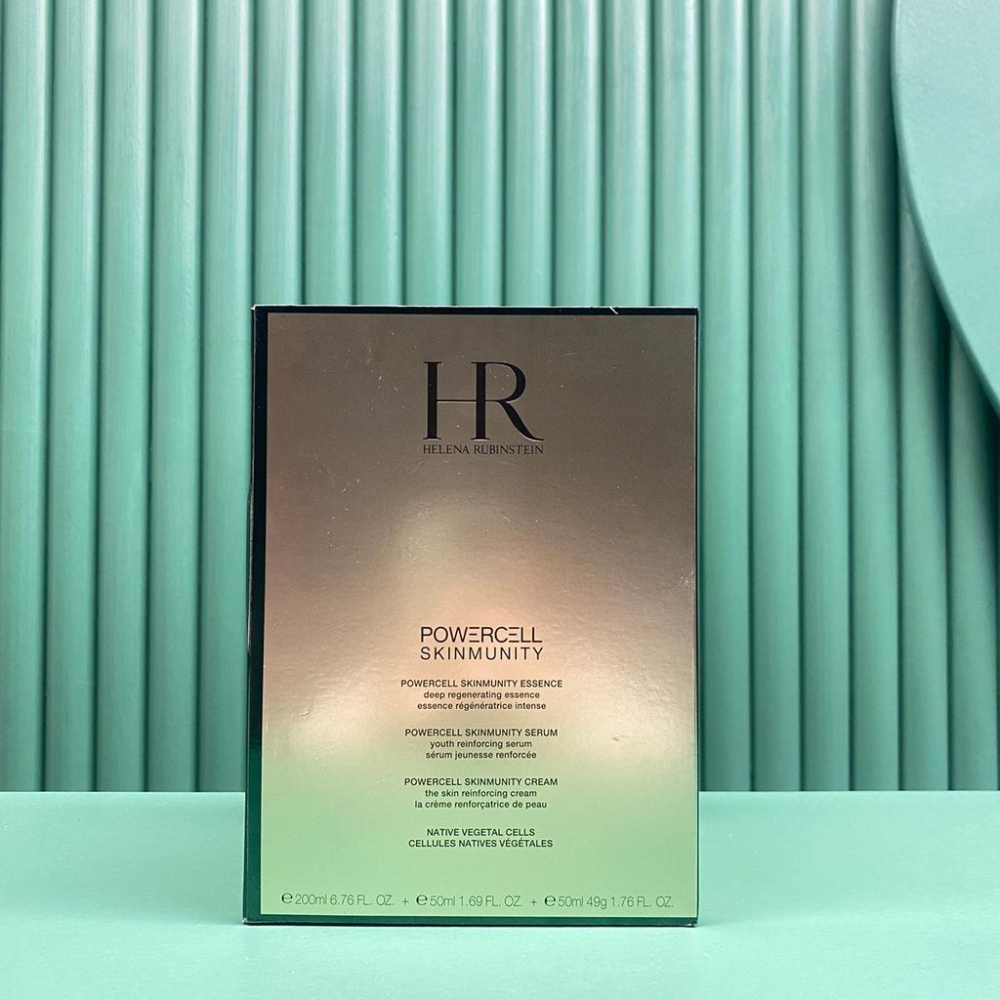 超夯限折30%🔥HR赫蓮娜 植萃綠寶三件套組 植萃綠寶修護精華露 乳霜 水凝霜 送女友禮物情人節聖誕節禮盒-細節圖3