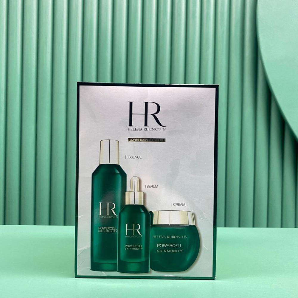 超夯限折30%🔥HR赫蓮娜 植萃綠寶三件套組 植萃綠寶修護精華露 乳霜 水凝霜 送女友禮物情人節聖誕節禮盒-細節圖8
