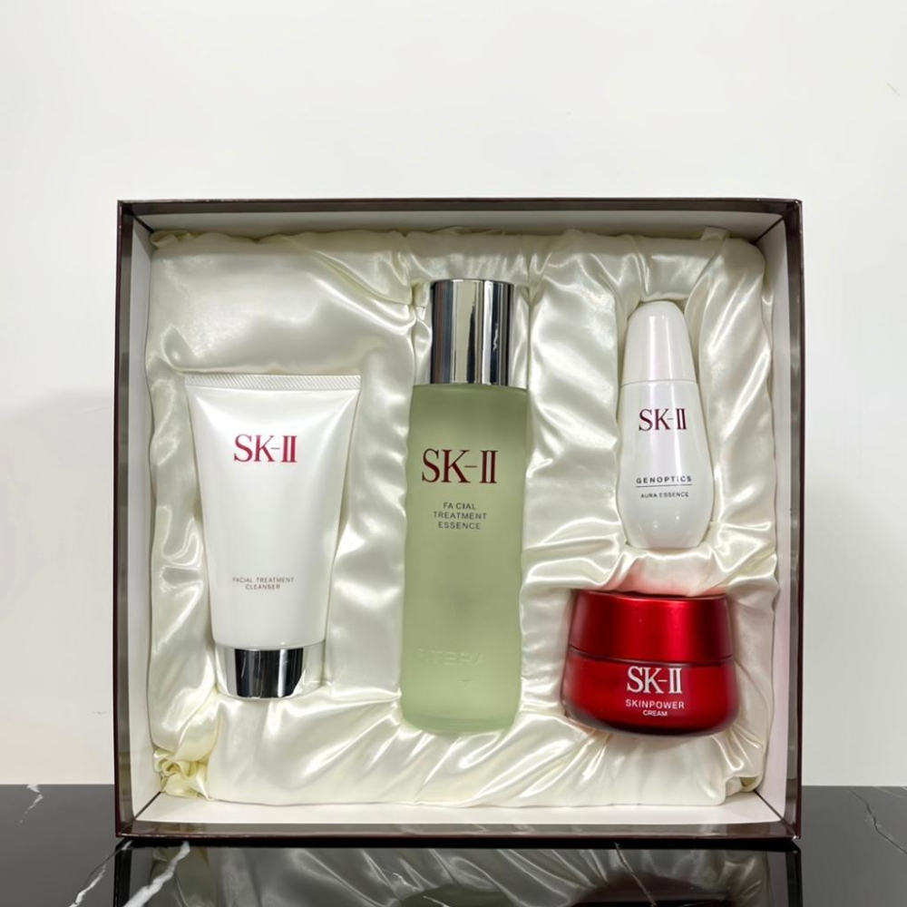 超夯限折30%🔥SK2 四件套禮盒組 SK-II青春露神仙水面霜潔面乳小燈泡 送女友情人節禮物-細節圖4