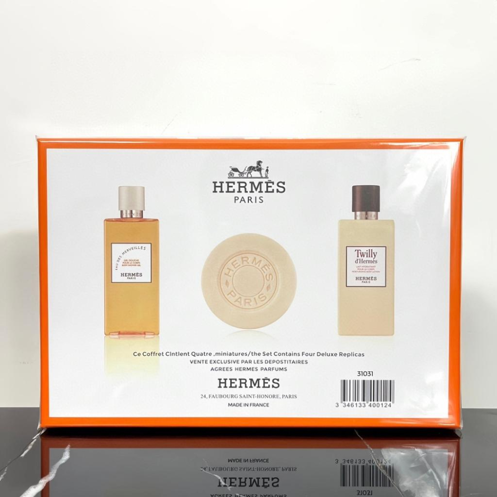 超夯限折30%🔥Hermes愛馬仕 全身香氛三件套禮盒組 沐浴乳身體乳香皂 送女友禮物情人節聖誕節-細節圖5