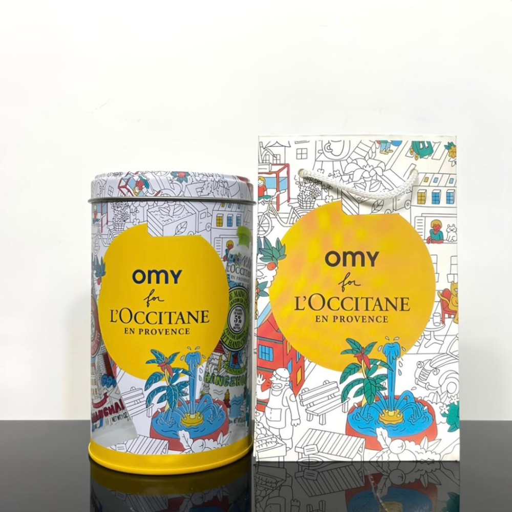 超夯限折30%🔥L＇OCCITANE歐舒丹 護手霜 塗鴉筆筒五件套組盒裝 送女友七夕情人節聖誕節交換禮物-細節圖3