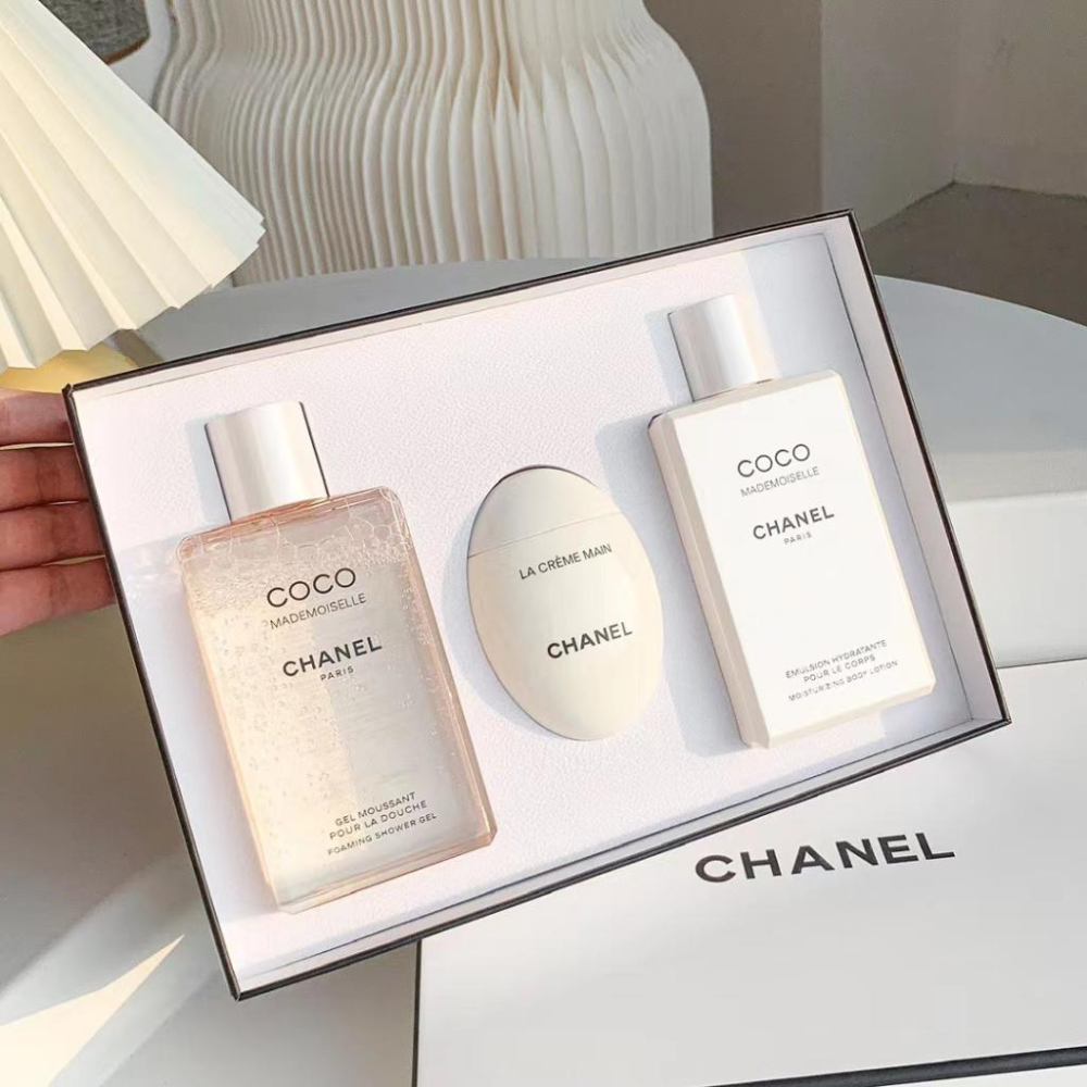 超夯限折30%🔥CHANEL香奈兒 洗護三件套禮盒組 身體乳沐浴乳護手霜 送女友情人節交換禮物-細節圖9