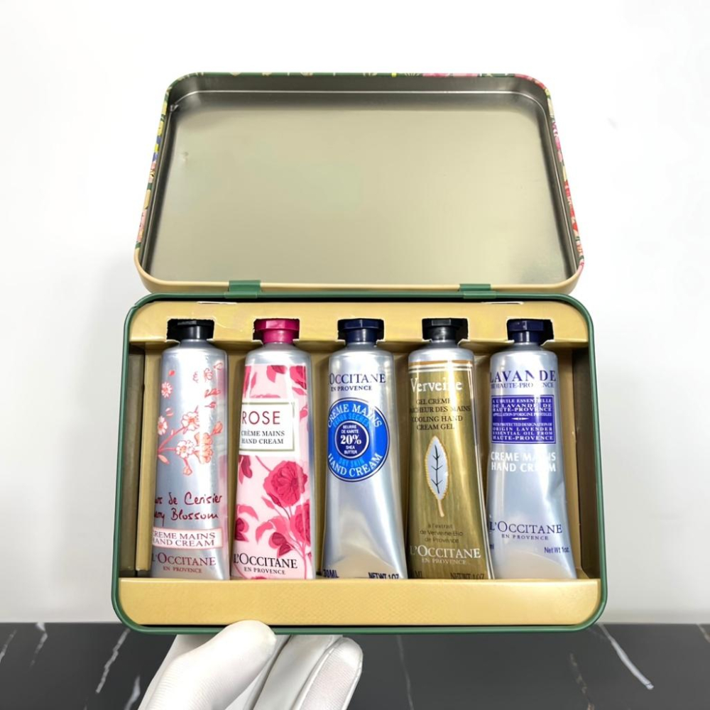 超夯限折30%🔥L＇OCCITANE歐舒丹 護手霜 自然秘境五件套禮盒組 送女友七夕情人節聖誕節交換禮物-細節圖2