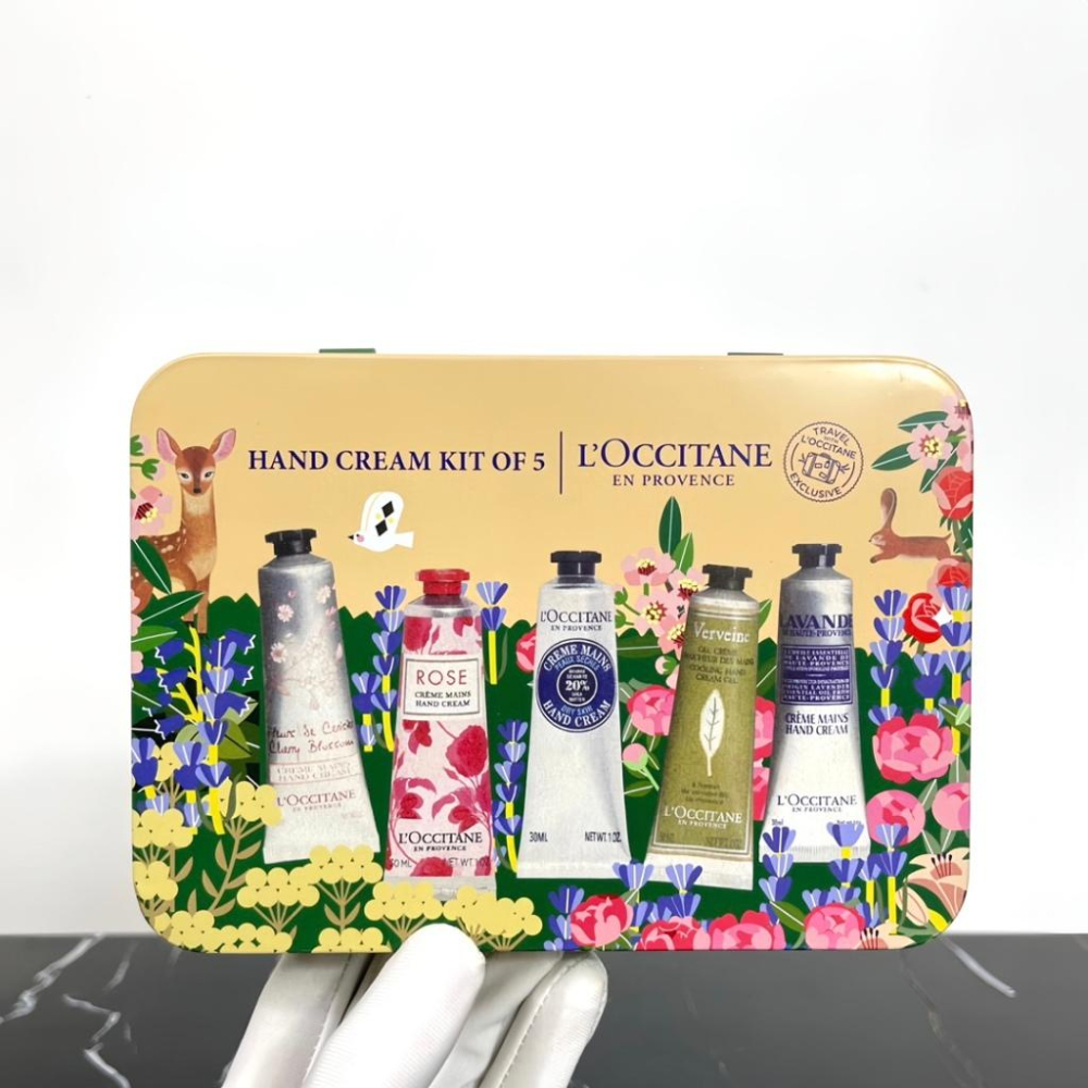 超夯限折30%🔥L＇OCCITANE歐舒丹 護手霜 自然秘境五件套禮盒組 送女友七夕情人節聖誕節交換禮物-細節圖4