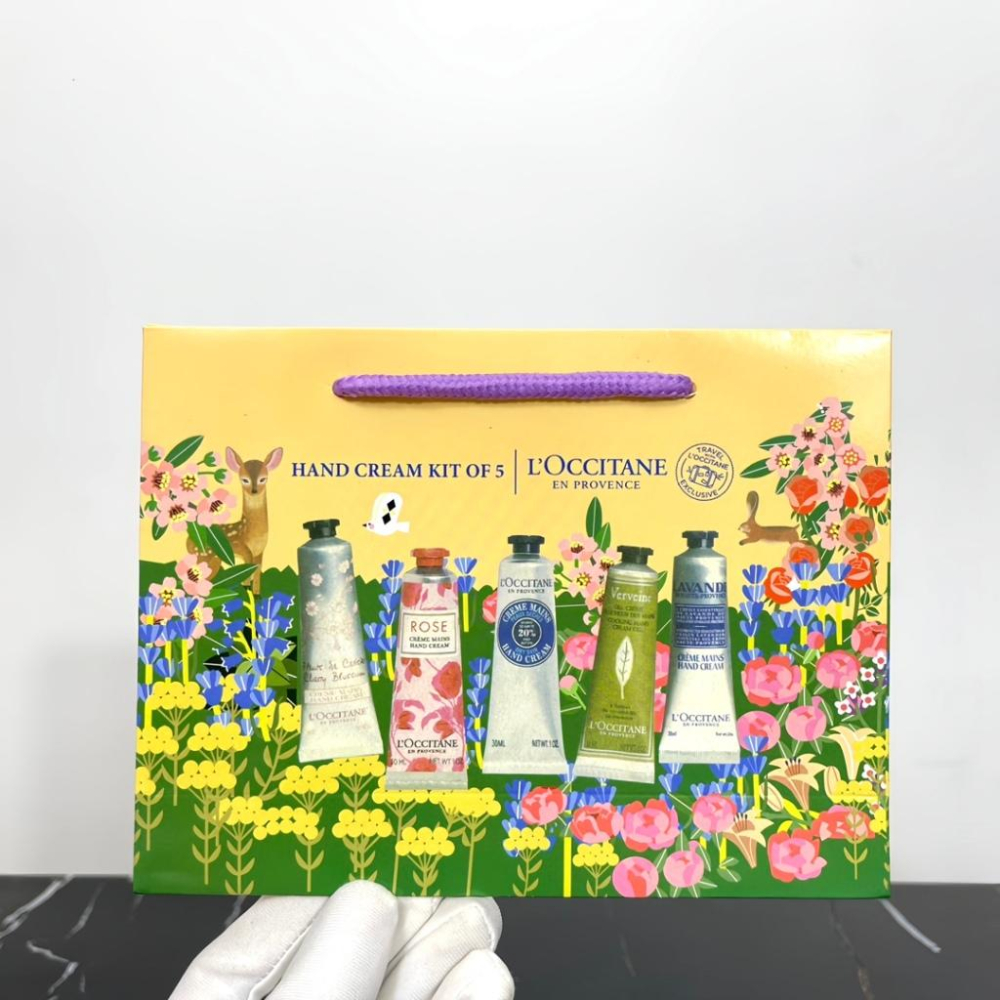 超夯限折30%🔥L＇OCCITANE歐舒丹 護手霜 自然秘境五件套禮盒組 送女友七夕情人節聖誕節交換禮物-細節圖6