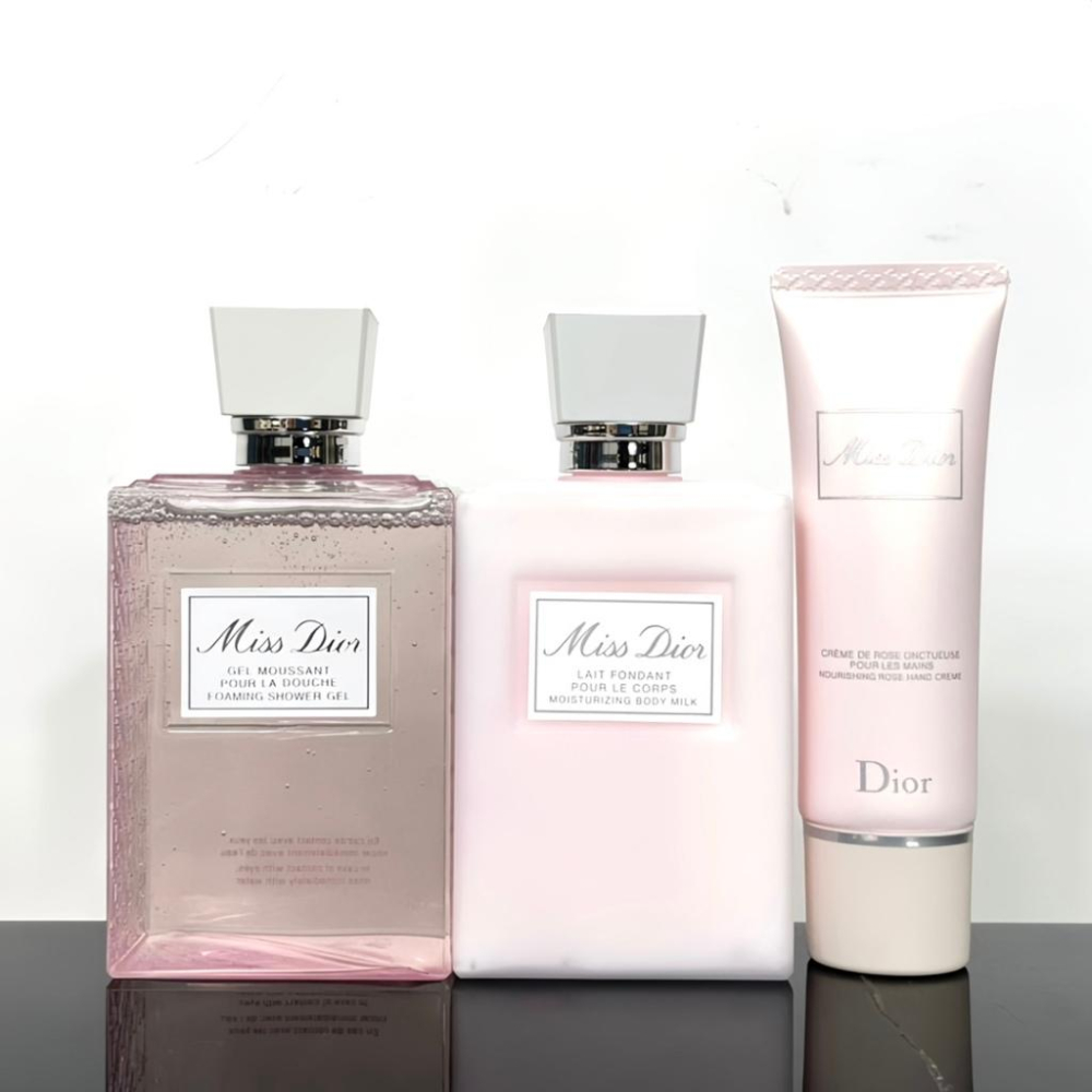 超夯限折30%🔥DIOR 迪奧 甜心全身香氛三件套禮盒組 沐浴乳身體乳護手霜 送女友禮物情人節聖誕節-細節圖6