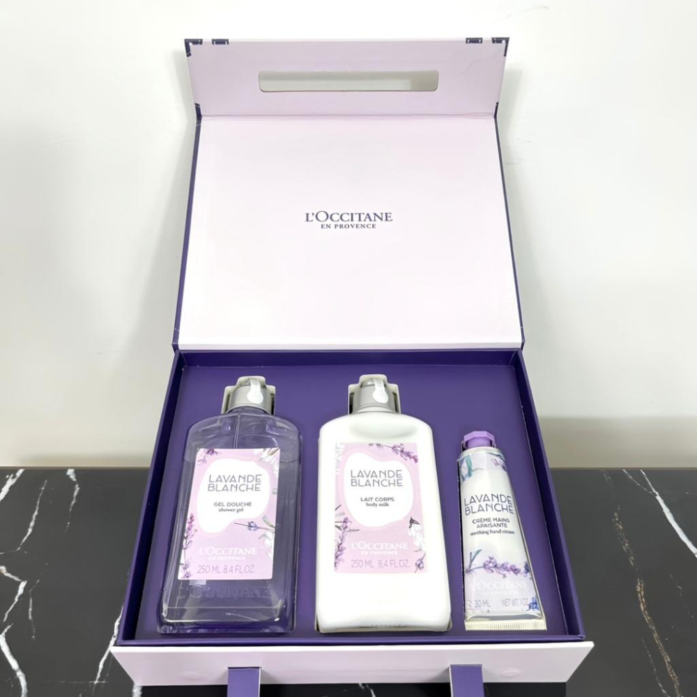 超夯限折30%🔥L＇OCCITANE歐舒丹 薰衣草三件套禮盒組 護手霜身體乳沐浴乳 送女友情人節交換禮物-細節圖6