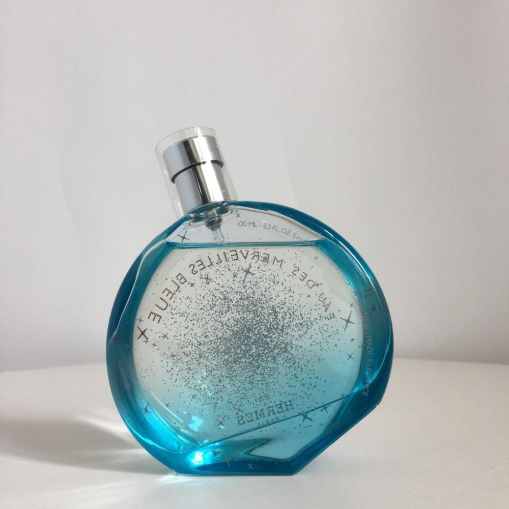 超夯限折30%🔥Hermes愛馬仕 藍色橘彩星光 淡香水 100ml Eau des Merveilles Bleue-細節圖3