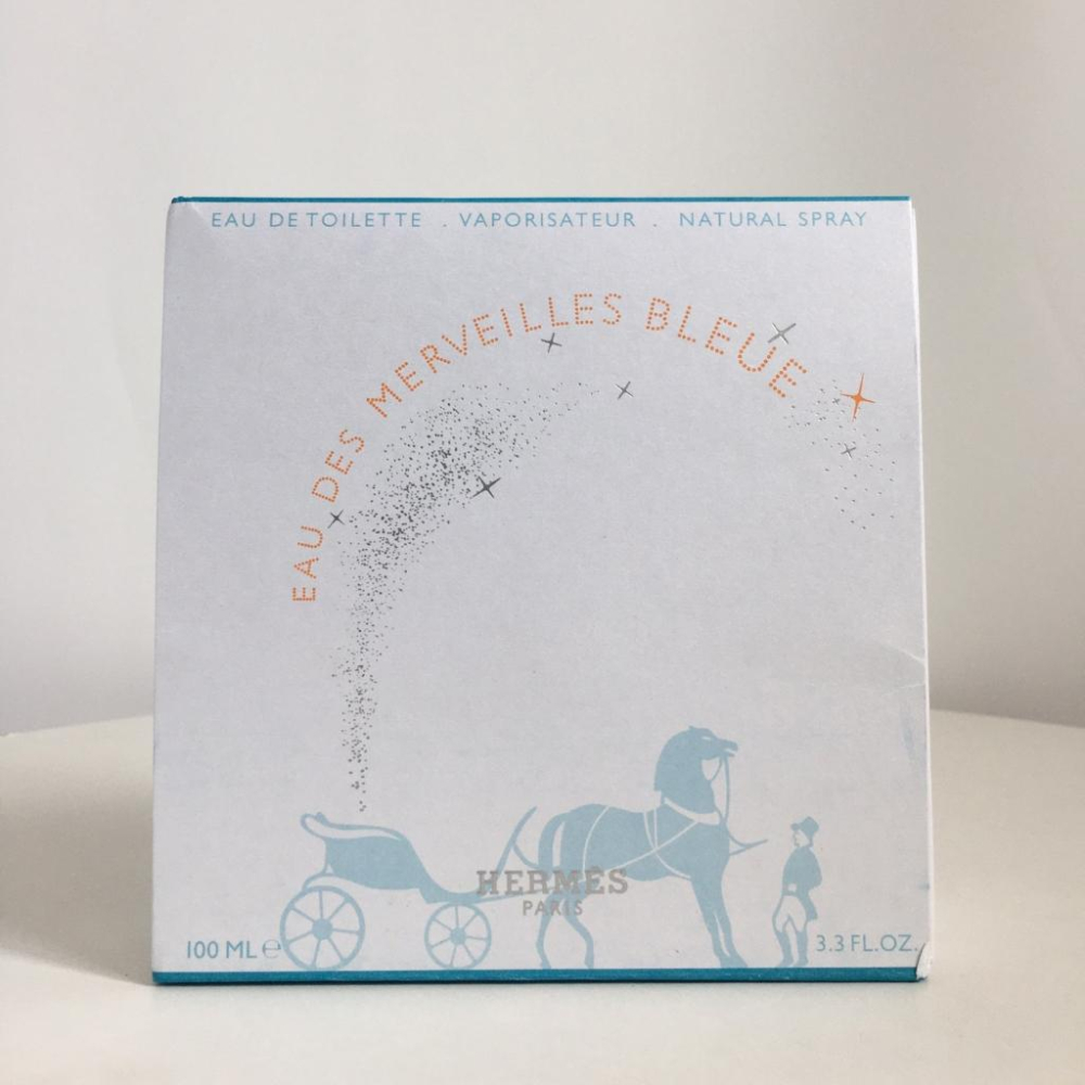超夯限折30%🔥Hermes愛馬仕 藍色橘彩星光 淡香水 100ml Eau des Merveilles Bleue-細節圖4