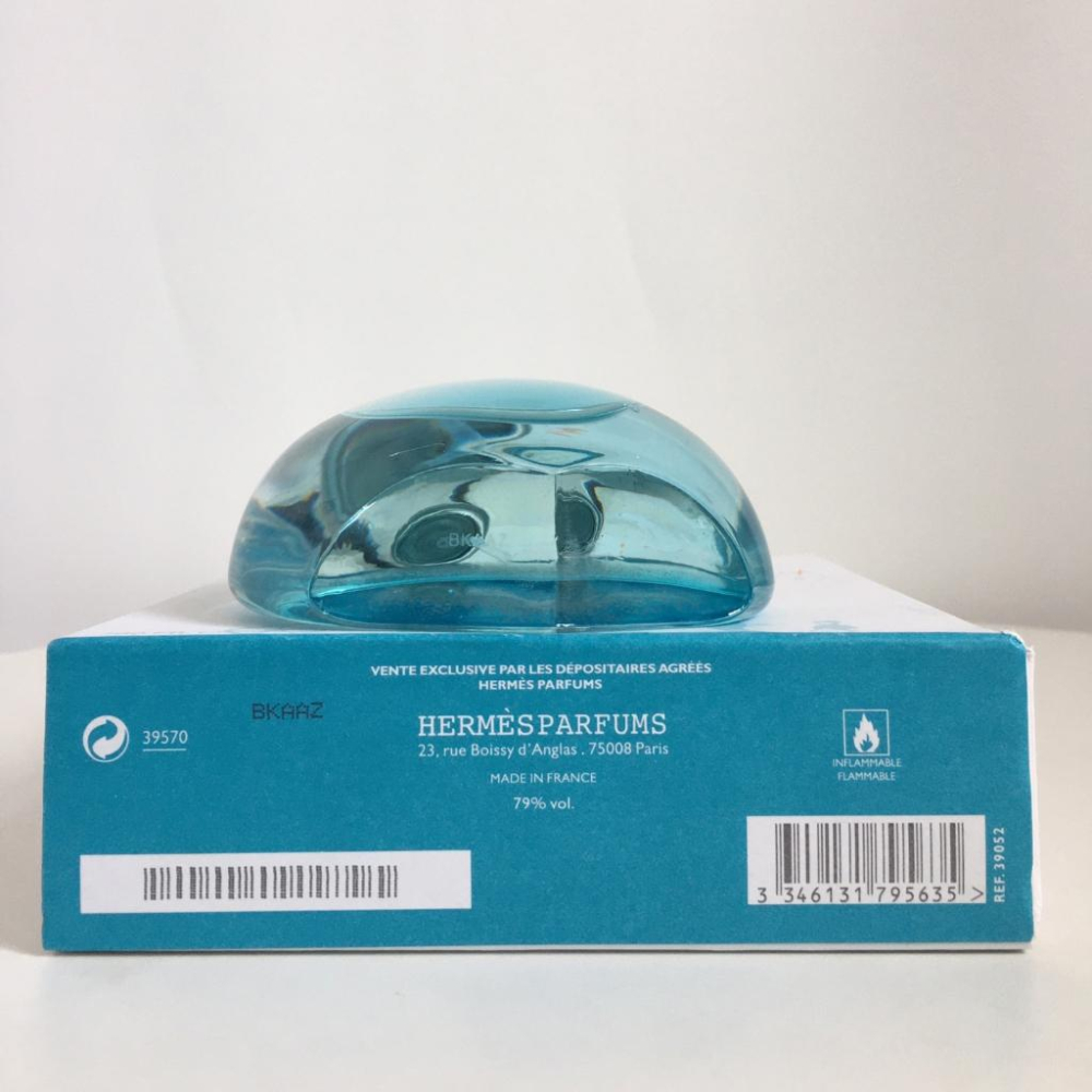 超夯限折30%🔥Hermes愛馬仕 藍色橘彩星光 淡香水 100ml Eau des Merveilles Bleue-細節圖5