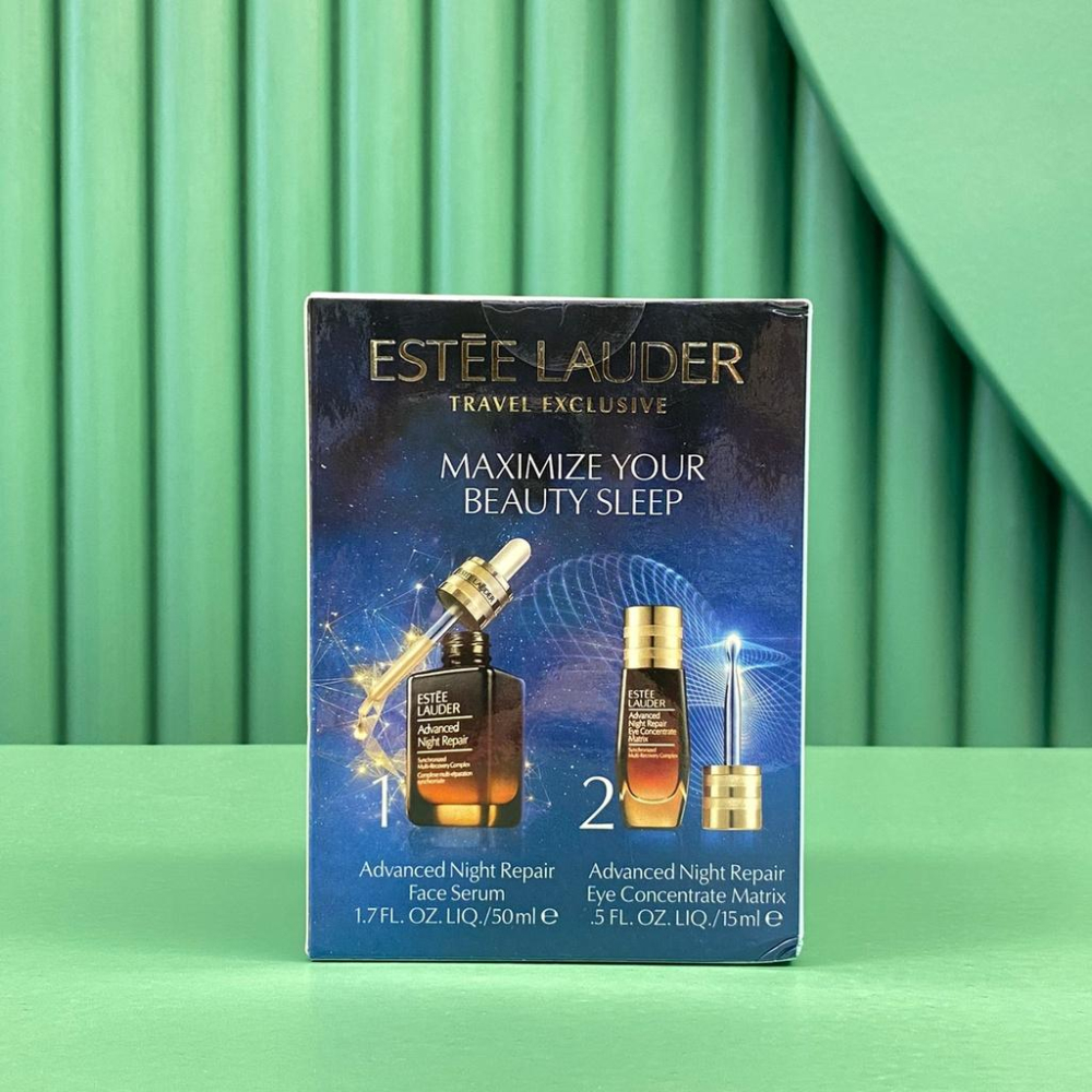 超夯限折30%🔥Estee Lauder雅詩蘭黛 小棕瓶精華兩件套 特潤超導全方位修護露+眼霜 送女友禮物禮盒情人節聖-細節圖2